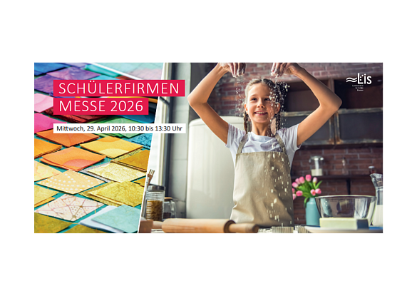 Flyer der Schülerfirmenmesse 2026