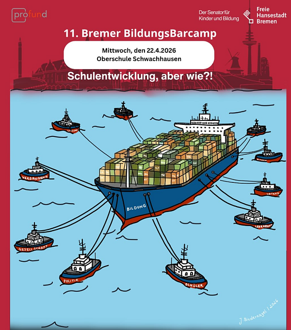 Ein Schiff, welches von Schleppern gezogen wird