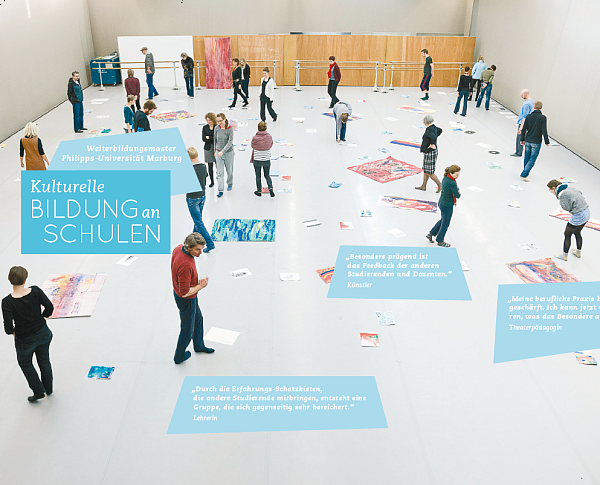 Foto auf dem Flyer des Weiterbildungsmasters